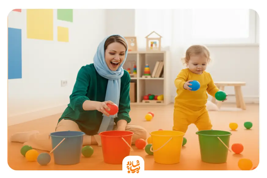 پرتاب توپ رنگی