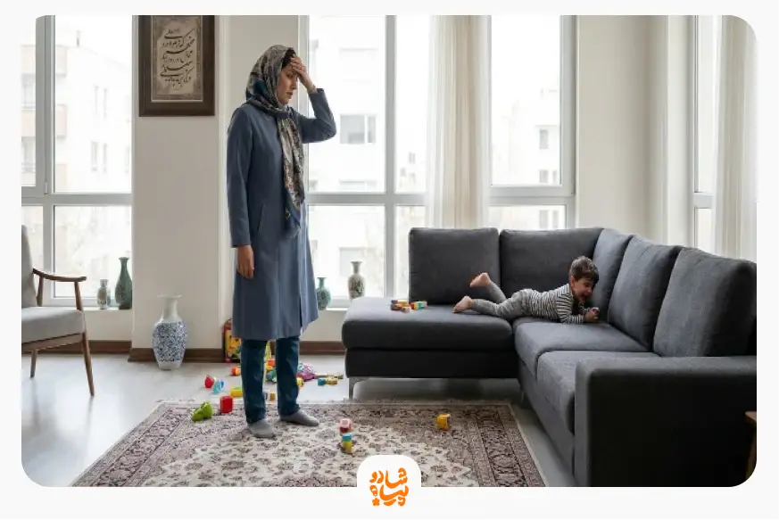 وقتی بچه گریه میکنه چیکار کنیم