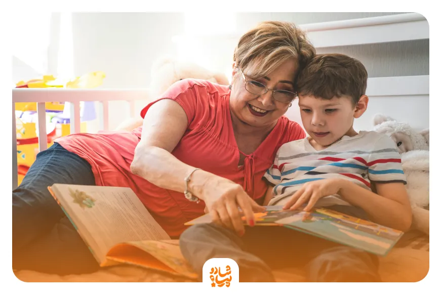 کتاب خواندن برای بچه ها
