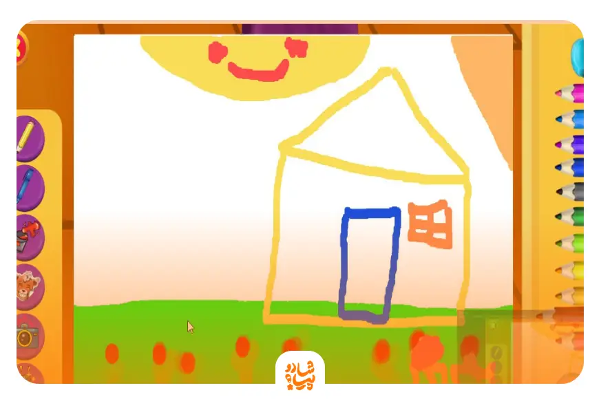 بازی نقاشی با انگشت