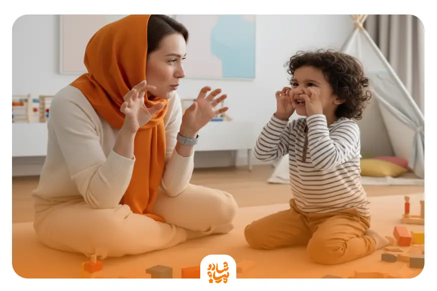 بازی تقلید صدا و حالت چهره