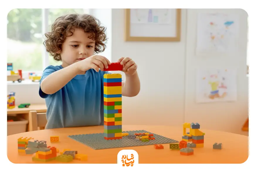 ساخت برج با لگو