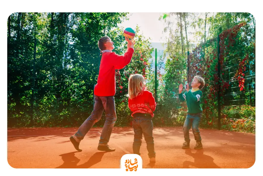بازی های پیش دبستانی در حیاط