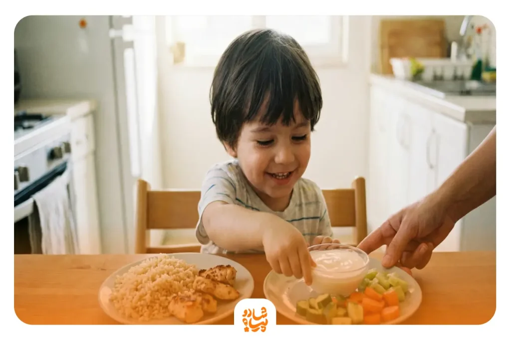 بازی برای غذا خوردن کودک