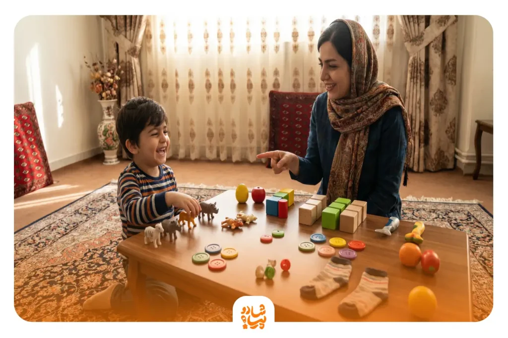 بازی پیدا کردن اشیای مشابه