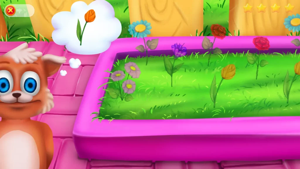 بازی باغچه گل ها